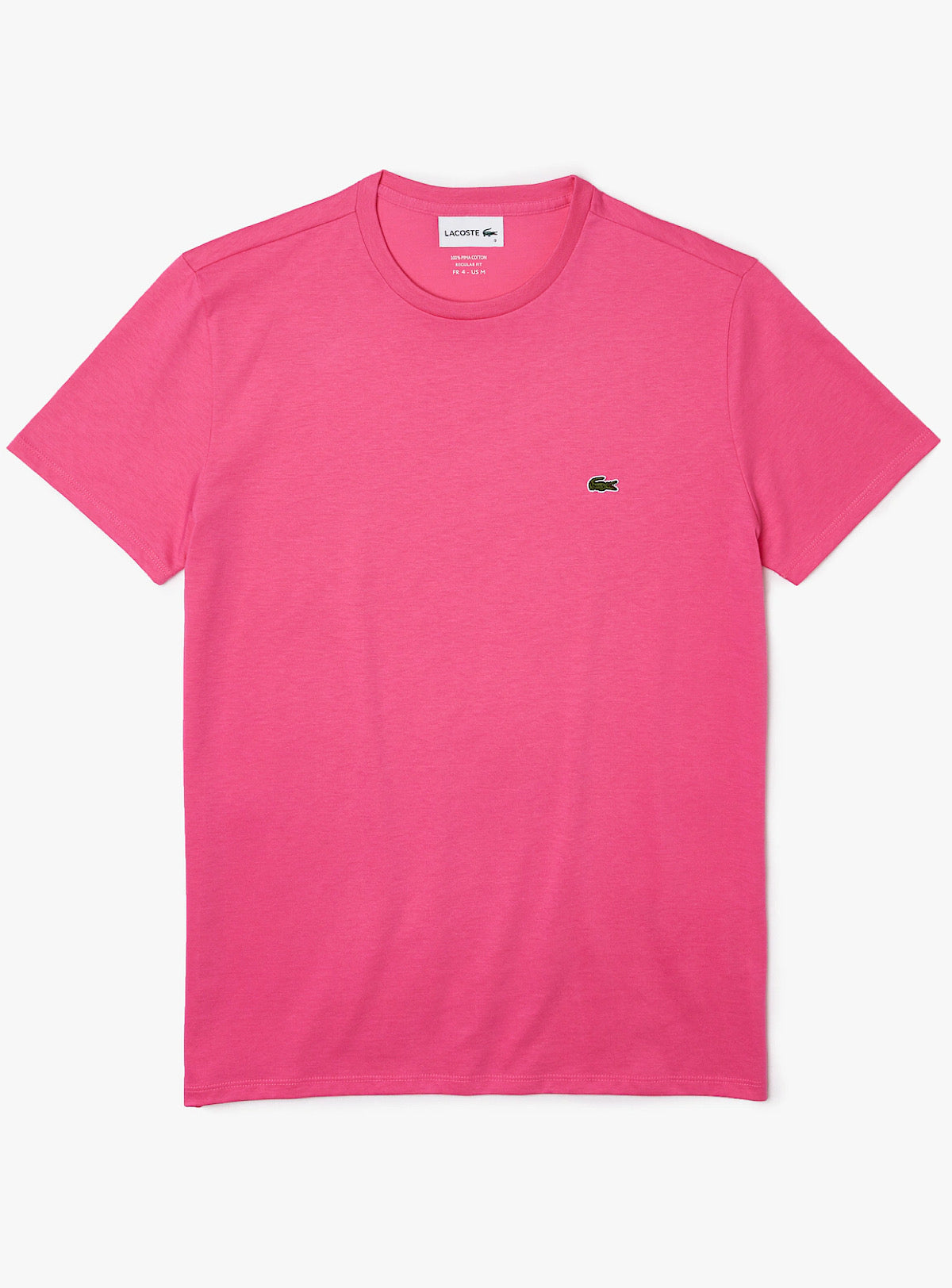 Lacoste T-Shirt - Crewneck Pima Cotton Jersey - Pink-PQS - TH6709