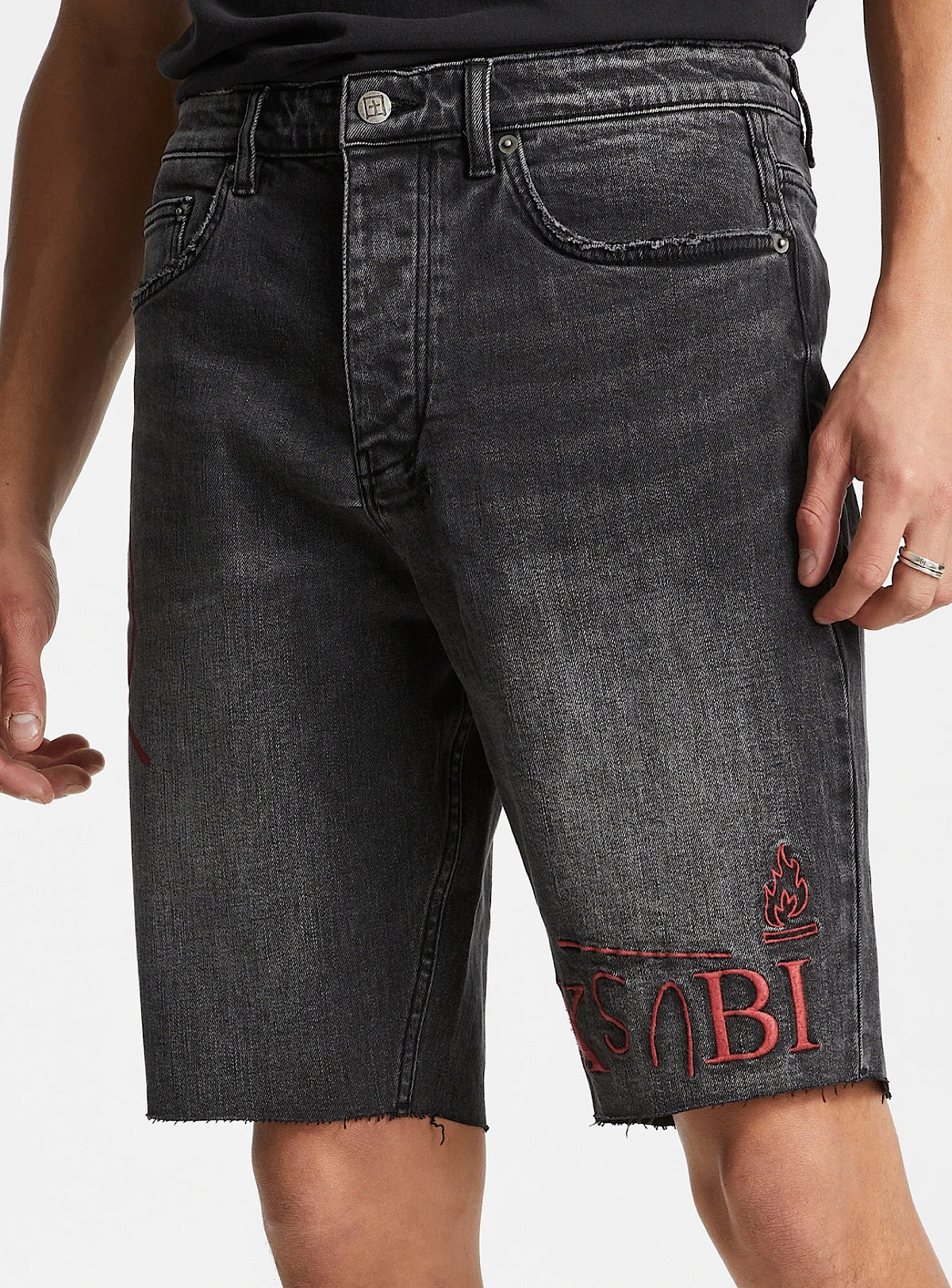 Ksubi Shorts - Wolf Short Maniac - Black - 5000006437