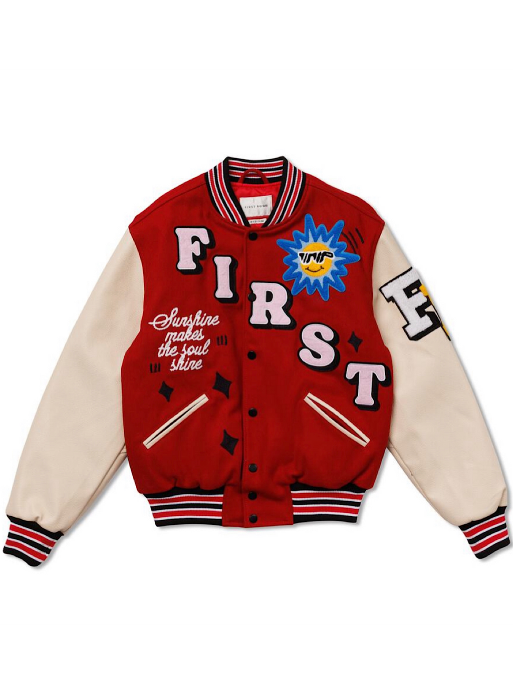 First Row Jacket - Sunshine Varsity - Red - FRJ0020