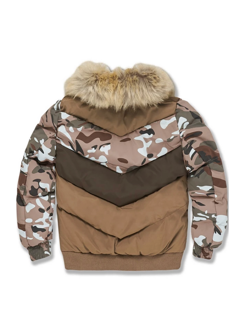 Jordan Craig Kids Jacket - Blocked Puffer - Scorpio Camo - 91548K