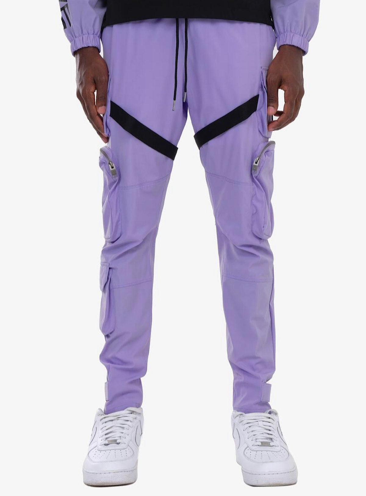 Life Code Track Pants - Utility Straps - Lavender - 13P03