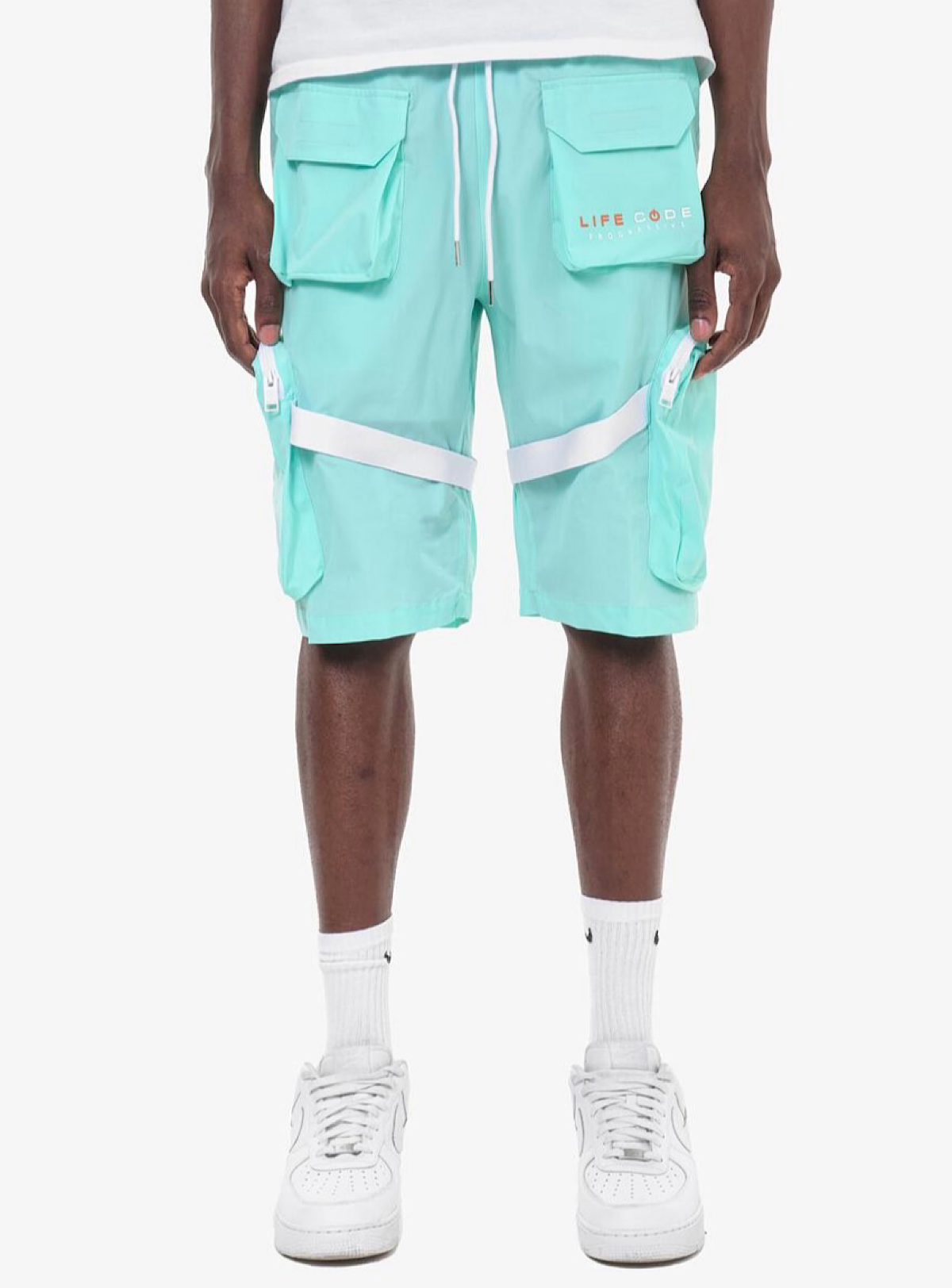 Life Code Shorts - Taslan Utility Cargo - Mint - 21P53
