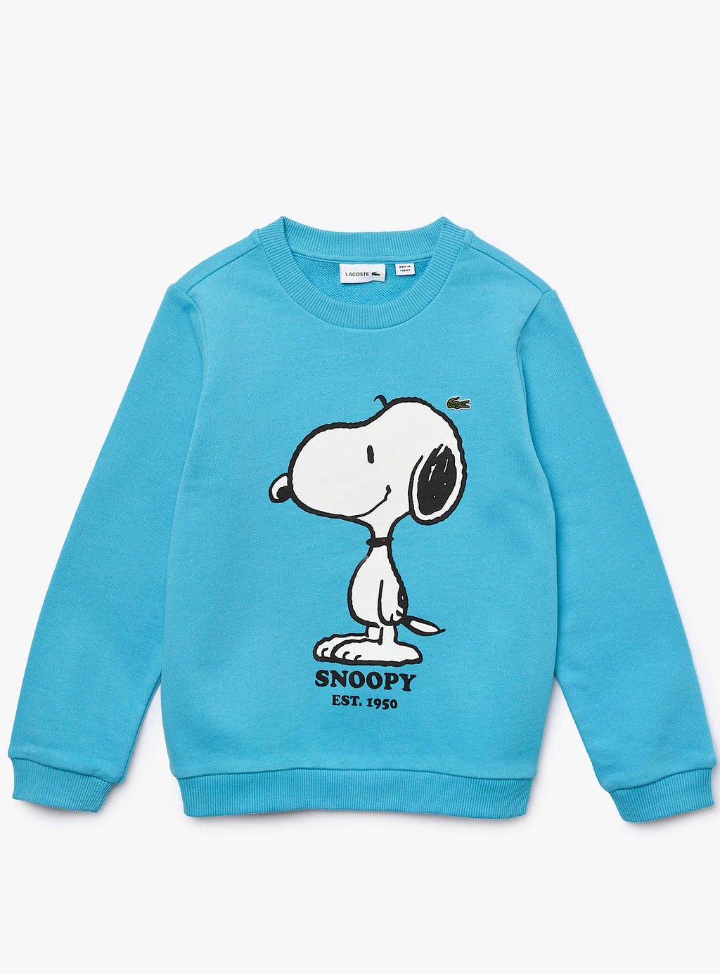 Lacoste Kids Sweater - Snoopy - Blue And White - SJ7890