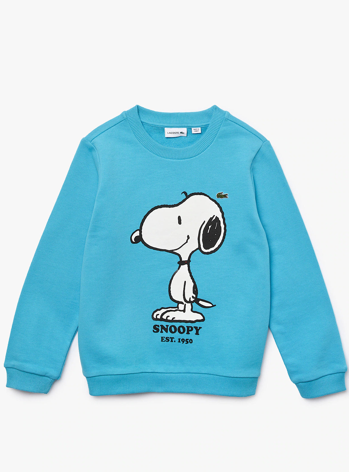 Lacoste Kids Sweater - Snoopy - Blue And White - SJ7890