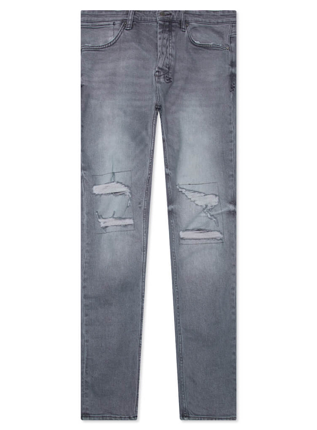 Ksubi Jeans - Van Winkle Smokescreen Ripped - Grey - 5000006114