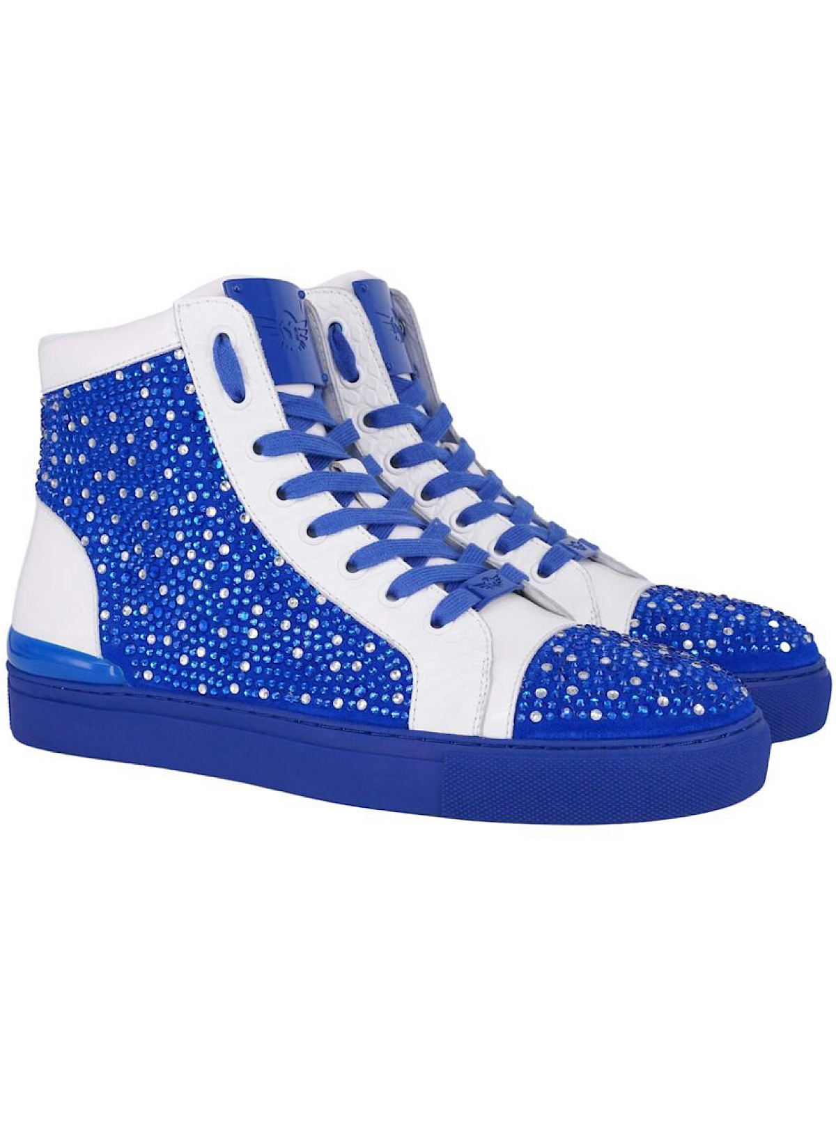 Ferrari Massari Shoes - 2 Tone Drip - Royal