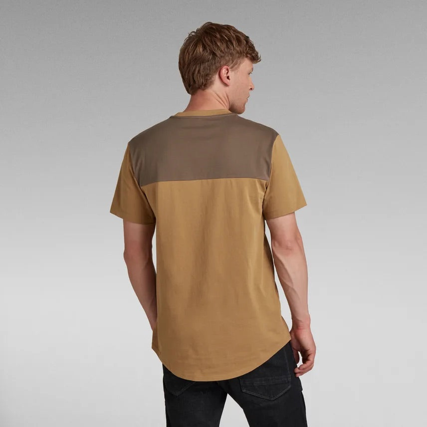 G-Star T-Shirt - Lash Text Graphic - Fennel Seed - D21200