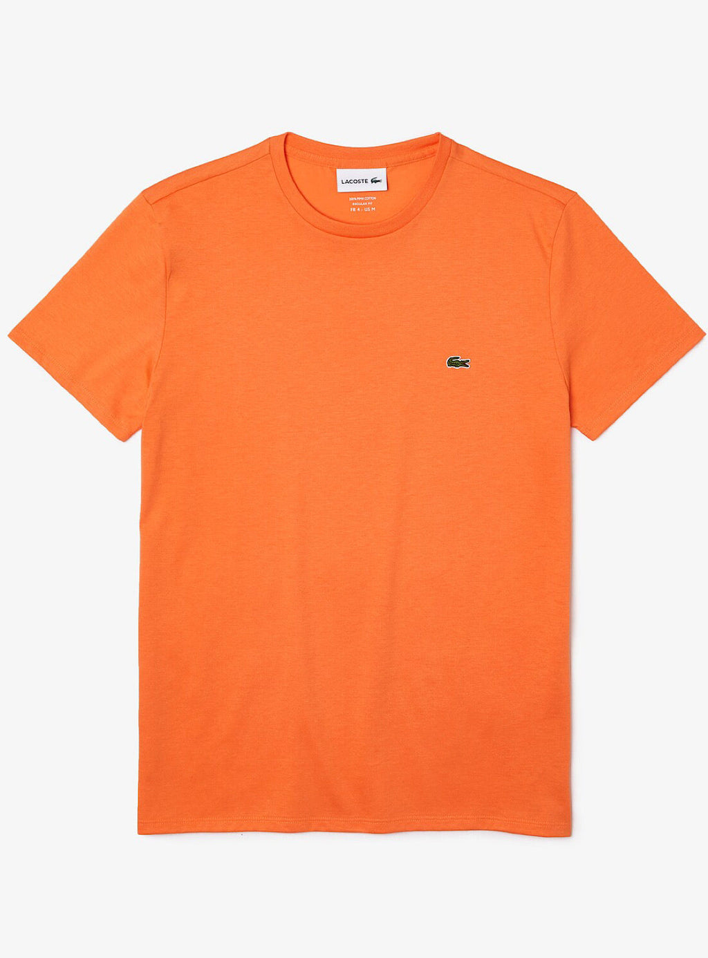 Lacoste T-Shirt - Crewneck Pima Cotton Jersey - Orange-NPB - TH6709