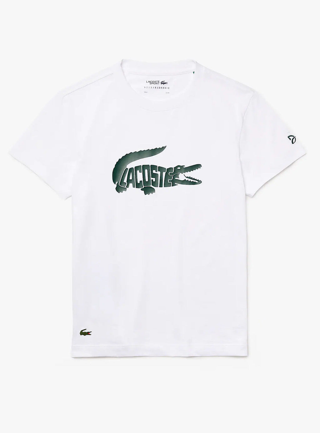 Lacoste T-Shirt - Print Crocodile - White-001 - TH6907