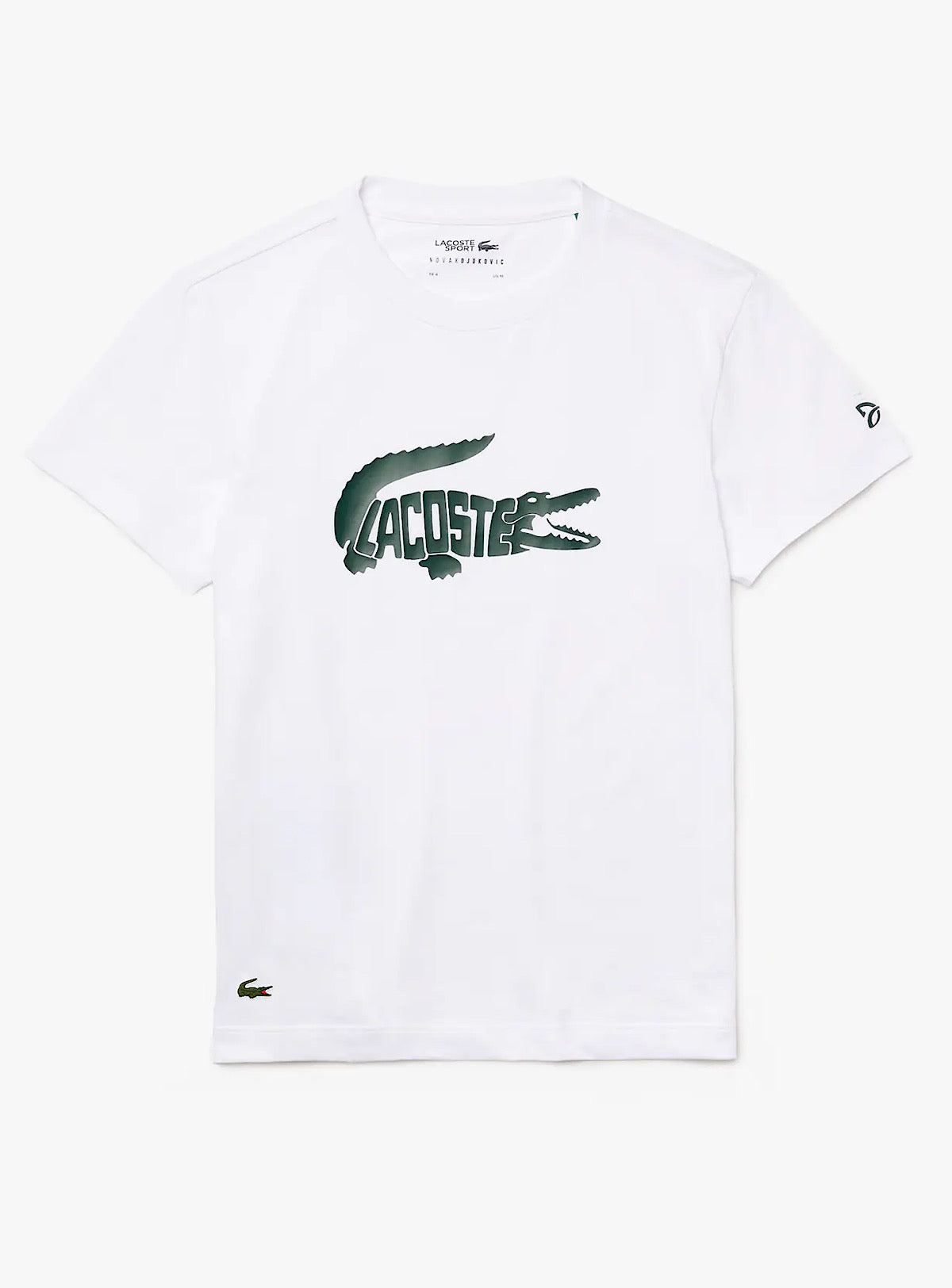 Lacoste T-Shirt - Print Crocodile - White-001 - TH6907