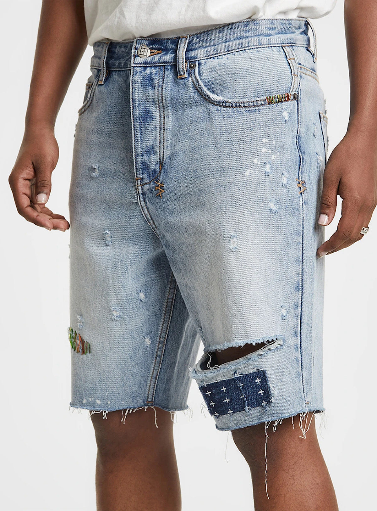 Ksubi Shorts - Wolf Short Kolor Stitch - Blue - 5000006131