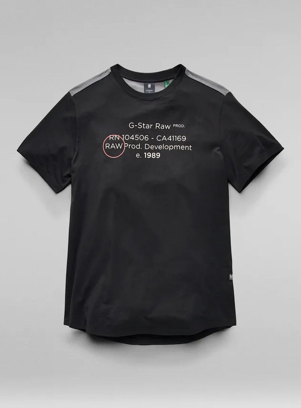 G-Star T-Shirt - Lash Text Graphic - Black - D21200