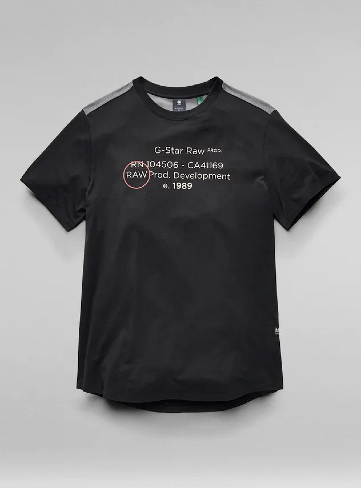 G-Star T-Shirt - Lash Text Graphic - Black - D21200