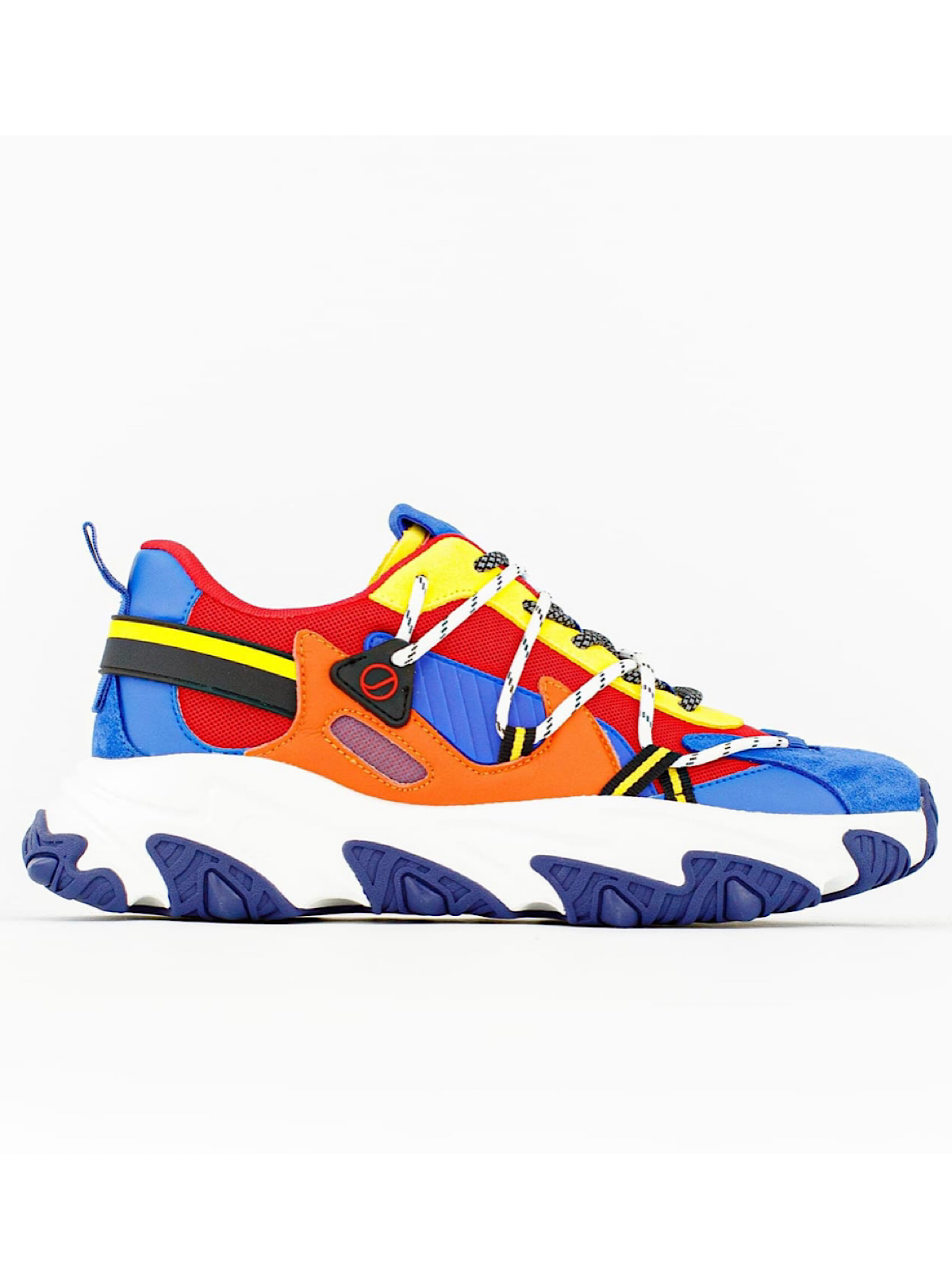 Javi Shoes - Chaos - Blue With Red And Yellow