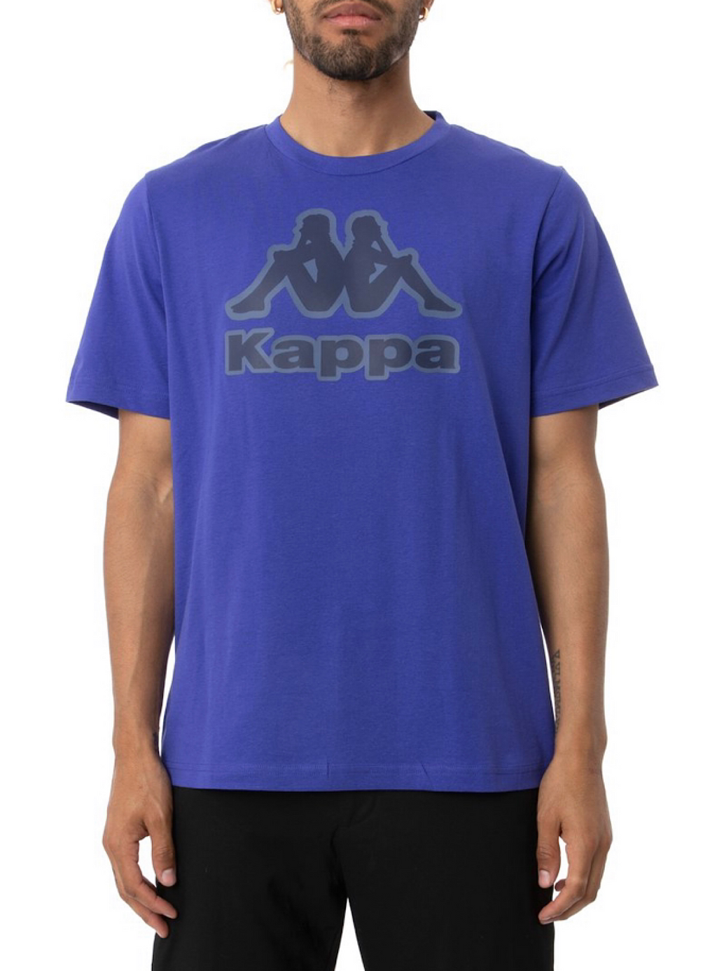 Kappa T-Shirt - Logo Bant - Blue Spectrum - 37158BW