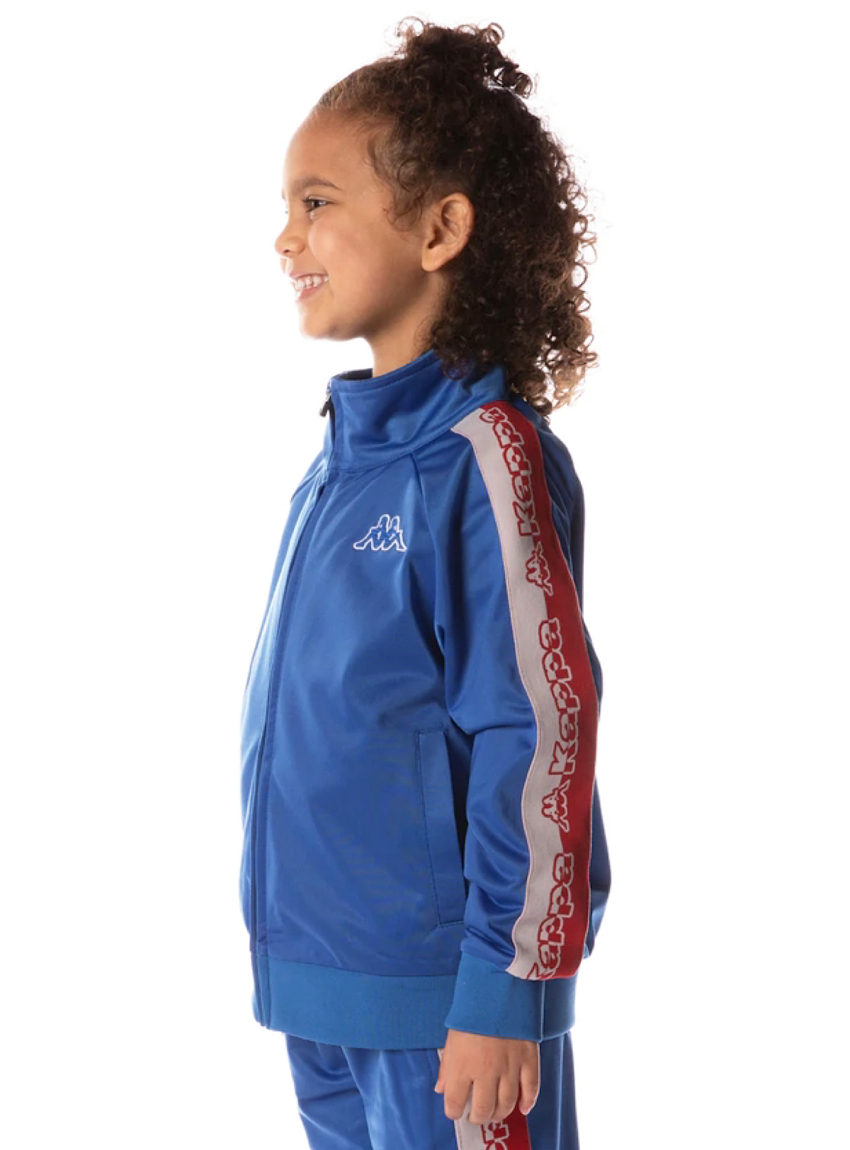 Kappa Kids Tracksuit - Logo Tape Dartem - Blue Lapis - 35184SW
