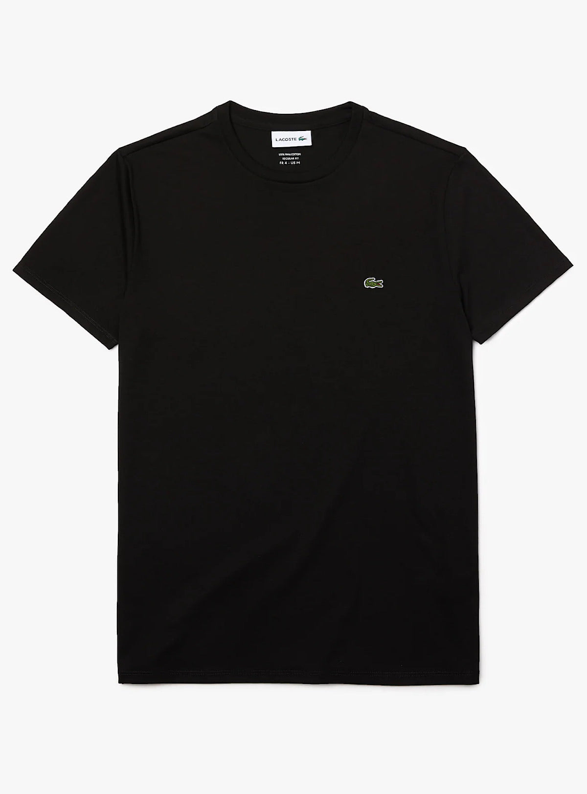 Lacoste T-Shirt - Crewneck Pima Cotton Jersey  - Black-031 - TH6709