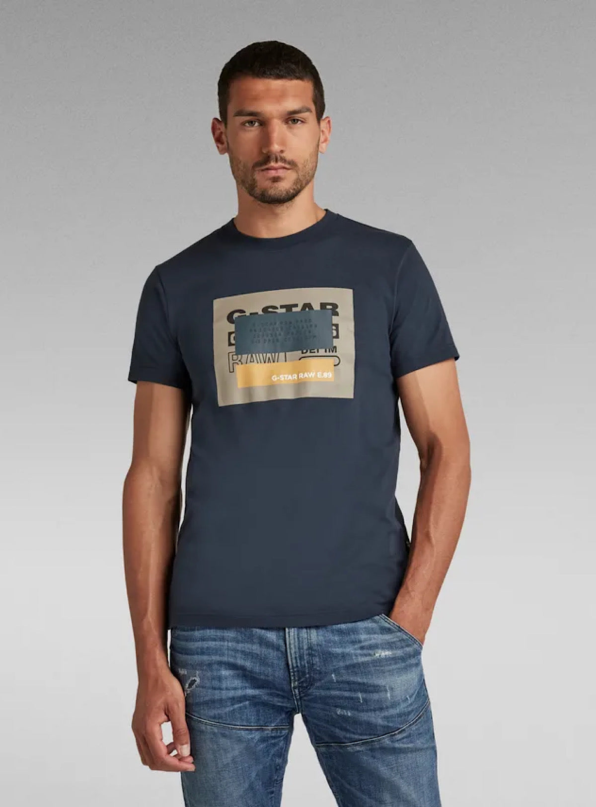 G-Star T-Shirt - Covered Originals - Patriot Blue - D21189