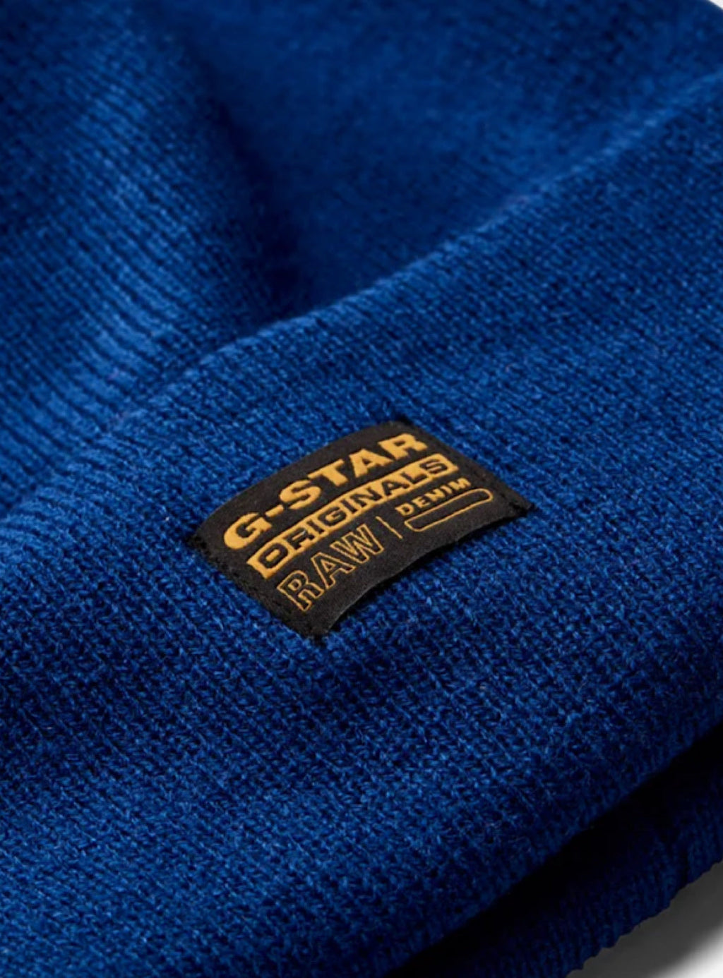 G-Star Hat - Effo Beanie - Light Royal Blue - D16624