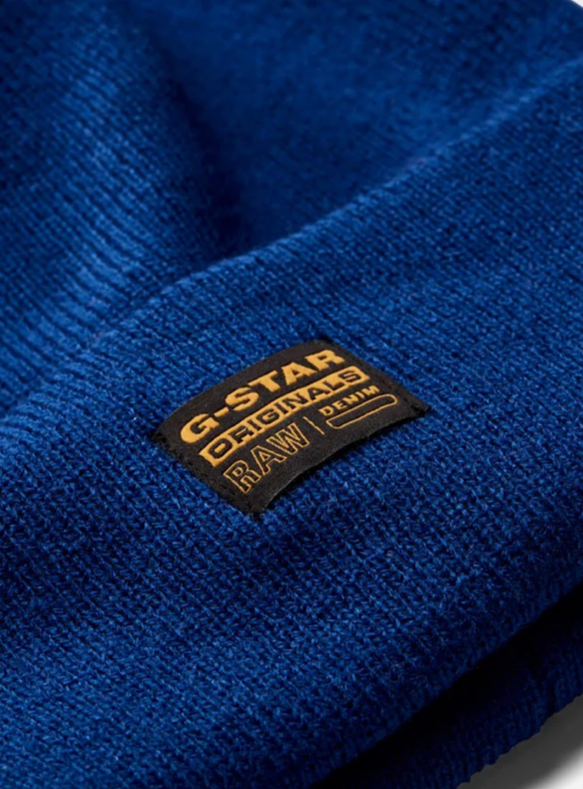 G-Star Hat - Effo Beanie - Light Royal Blue - D16624