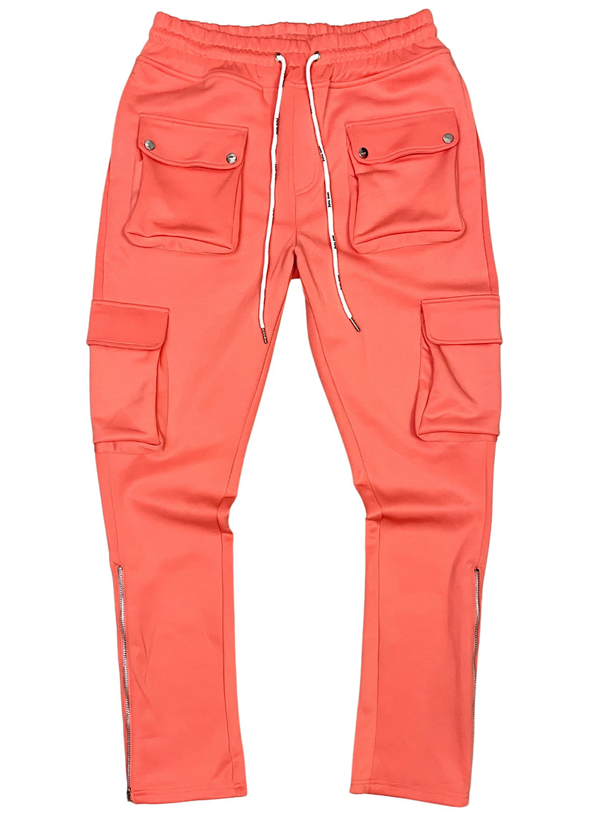 Motive Denim Track Pants - Cargo Track - Coral - MT101