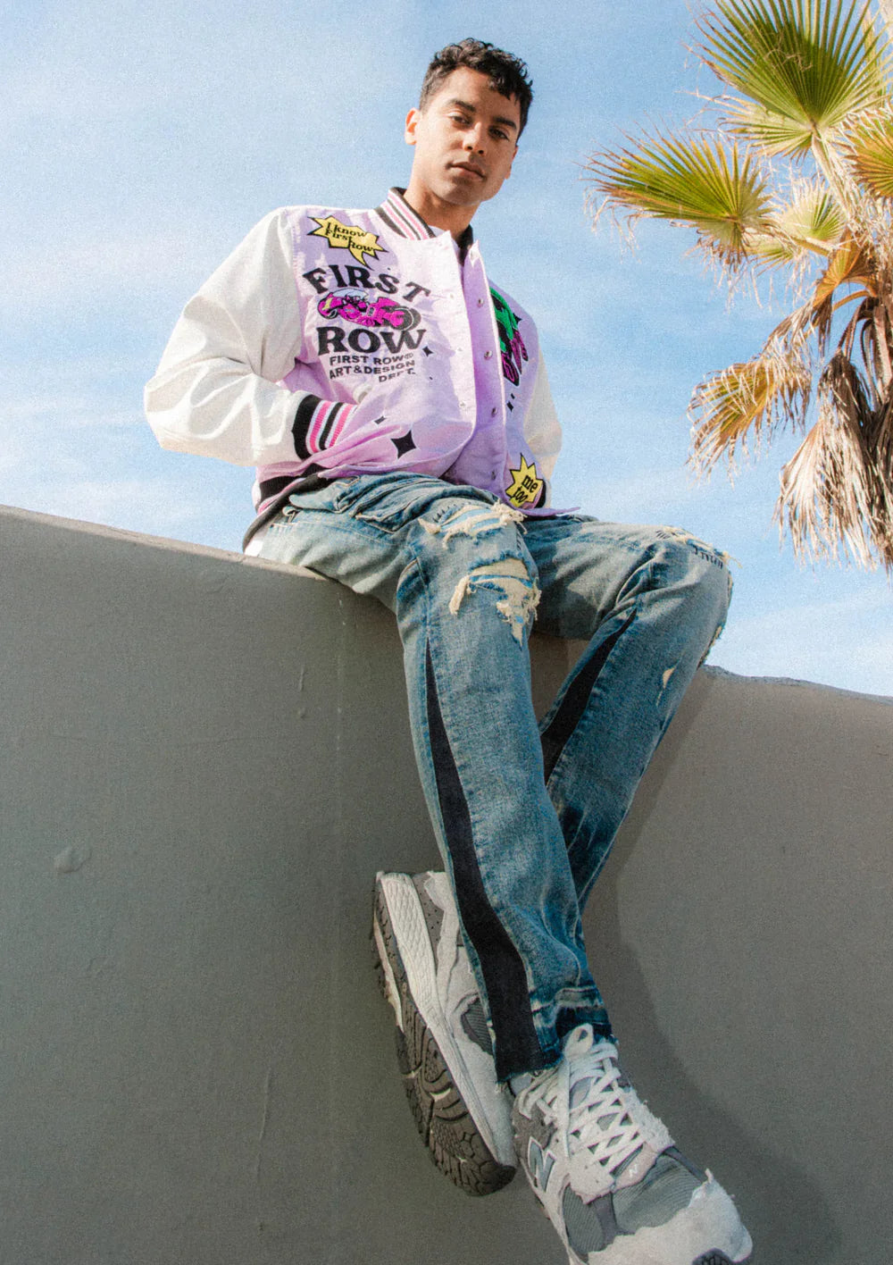 First Row Jacket - Kaneda's Bike - Lavender - FRJ0038