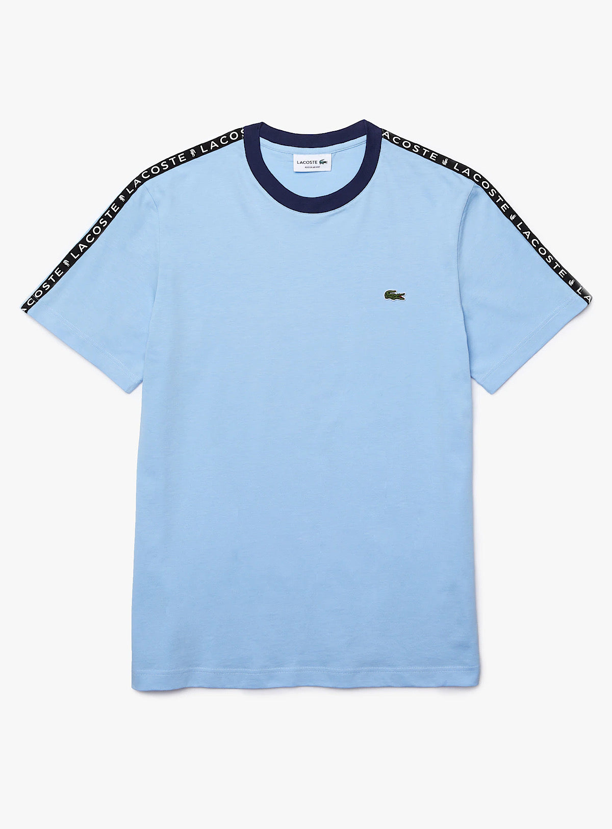 Lacoste T-Shirt - Stripe Cotton - Blue-VHD - TH7079