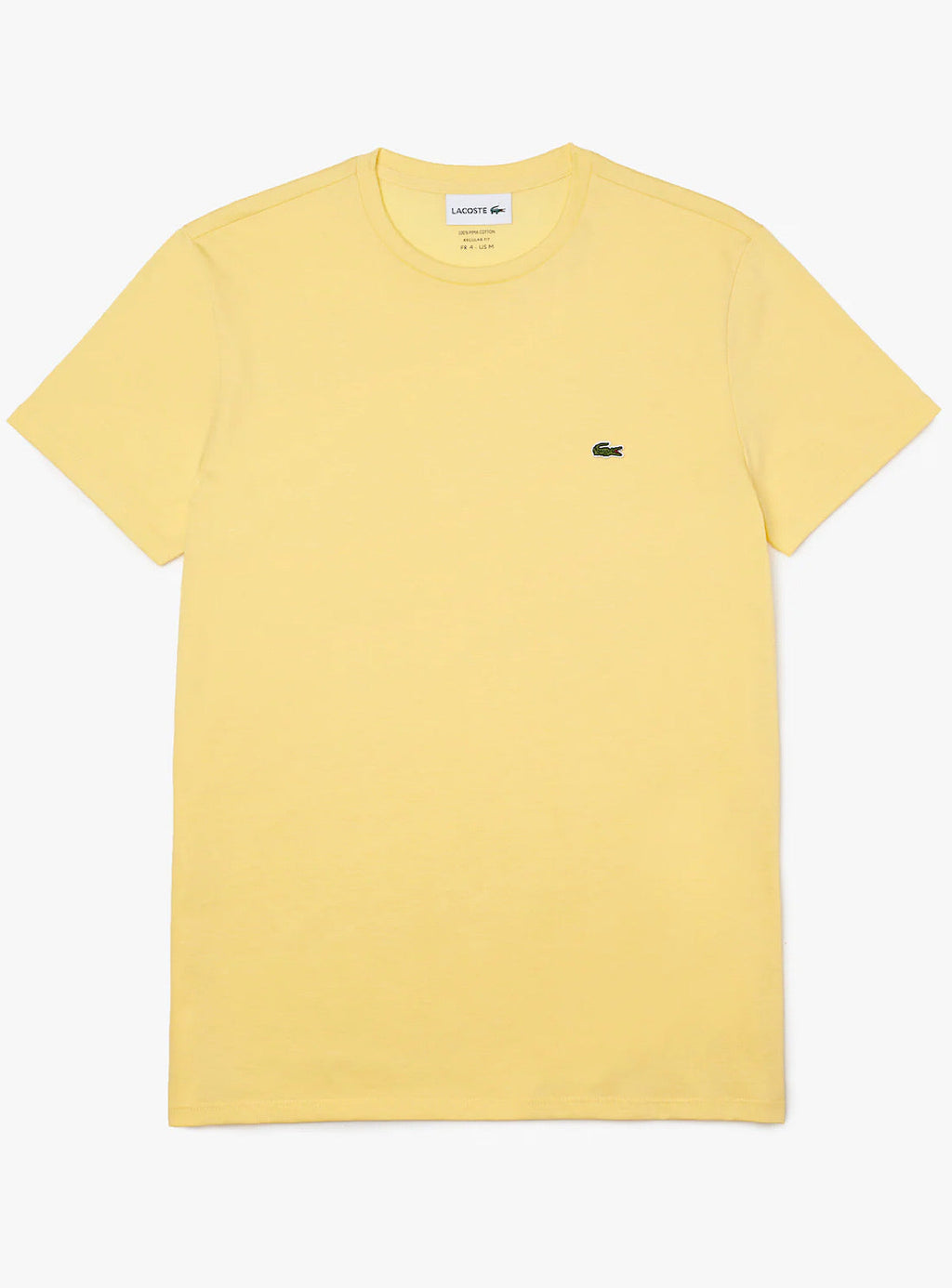 Lacoste T-Shirt - Crewneck Pima Cotton Jersey - Yellow-6XP - TH6709