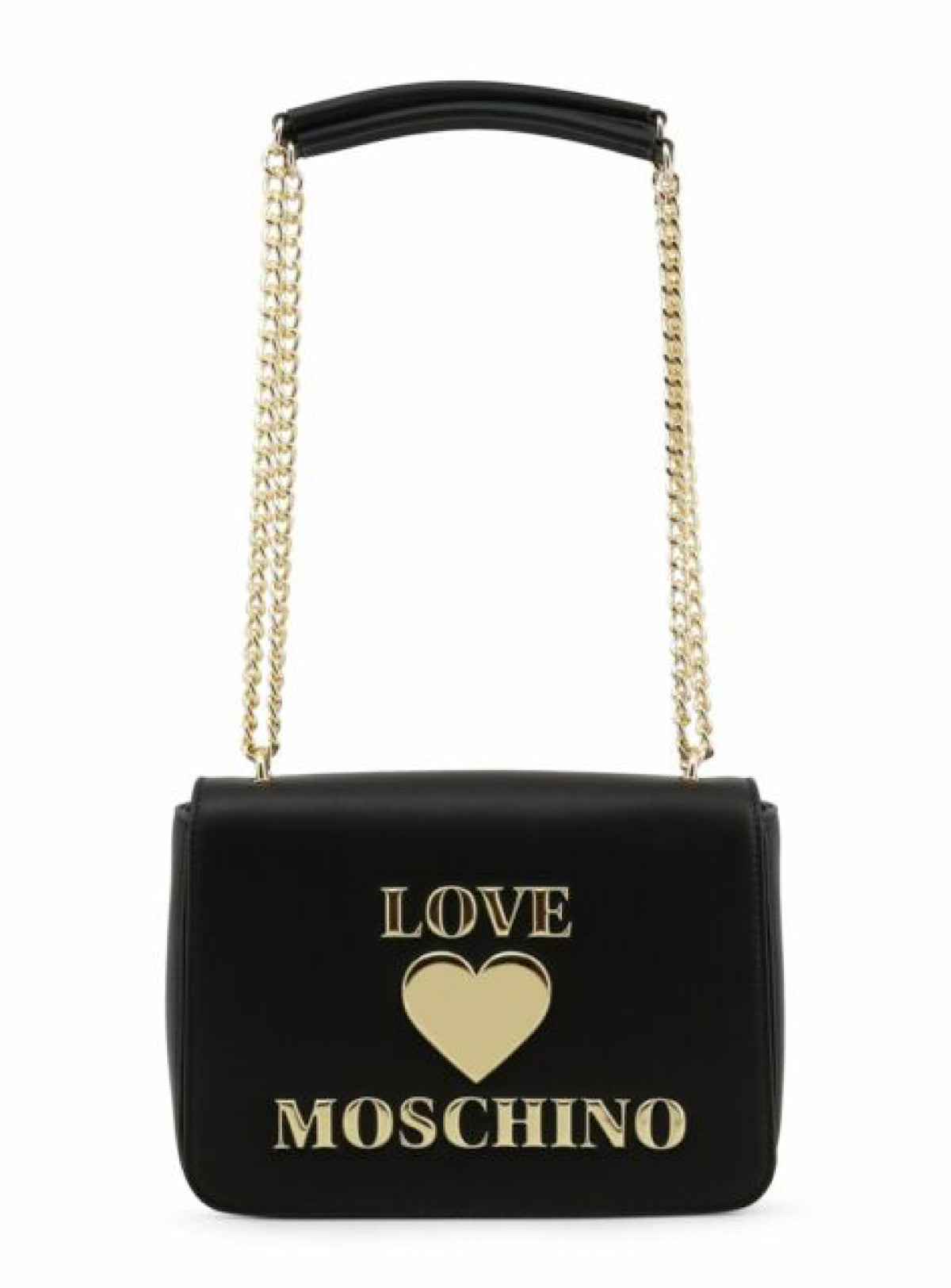 Moschino Bag - Flap Logo Medium - Black - JC4052PP1DLF000