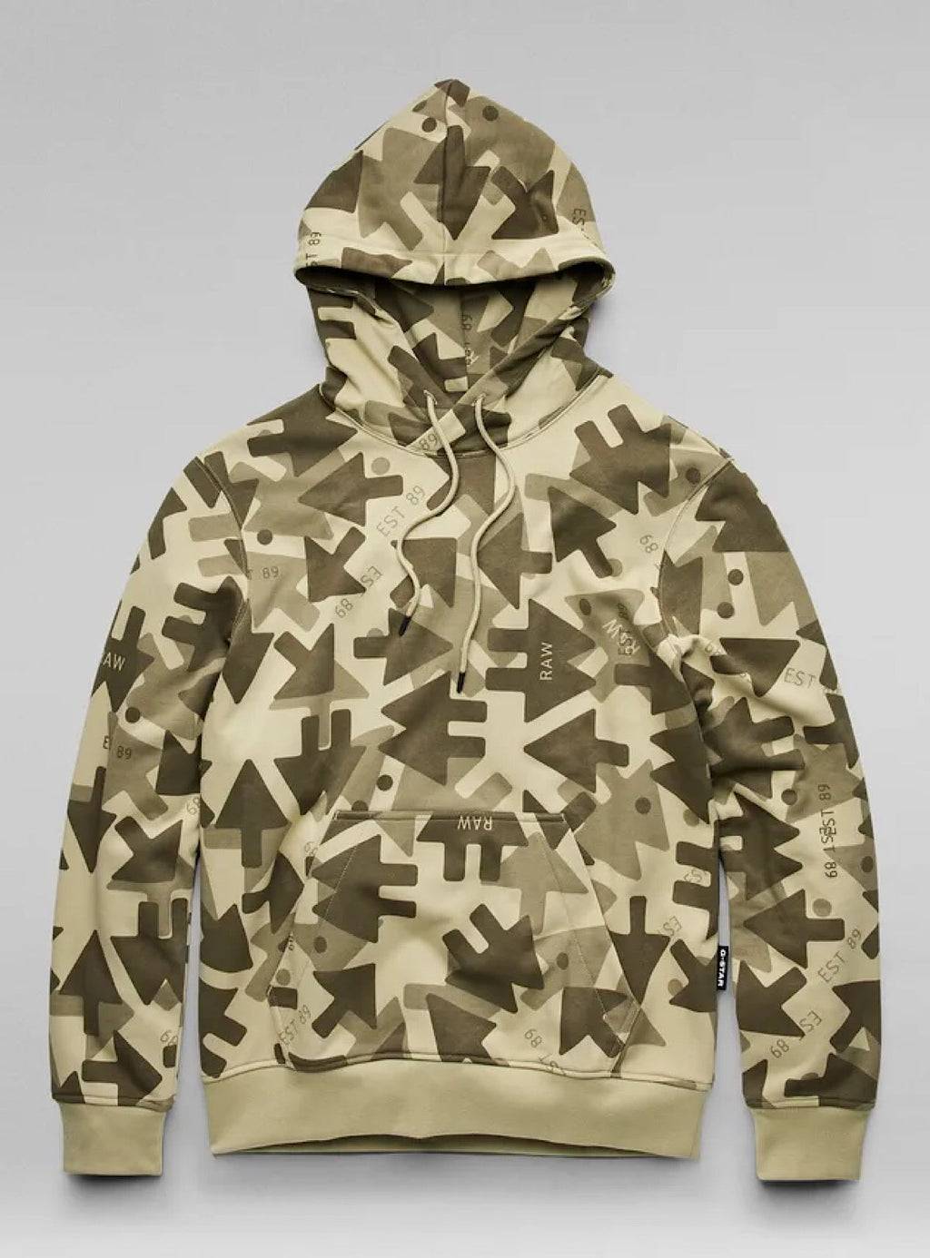 G-Star Hoodie - Raw Arrow - Light Moss - D21160