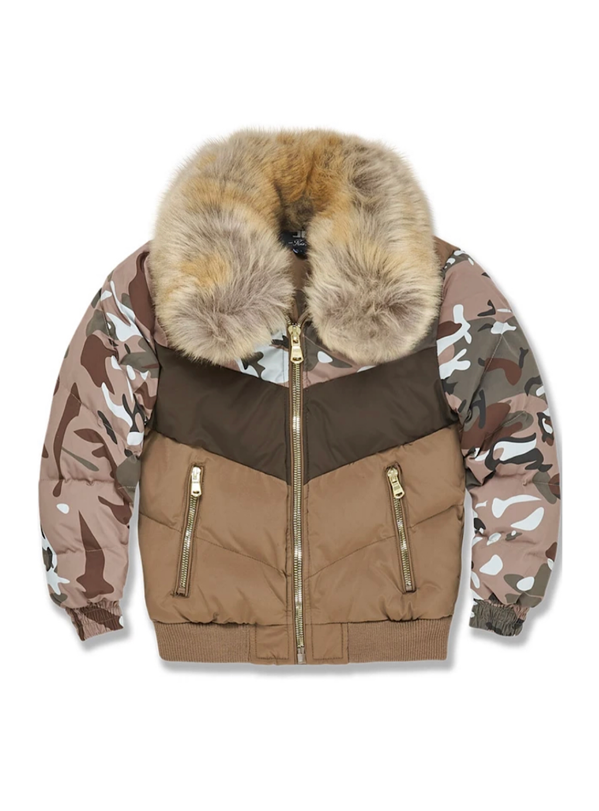 Jordan Craig Kids Jacket - Blocked Puffer - Scorpio Camo - 91548K