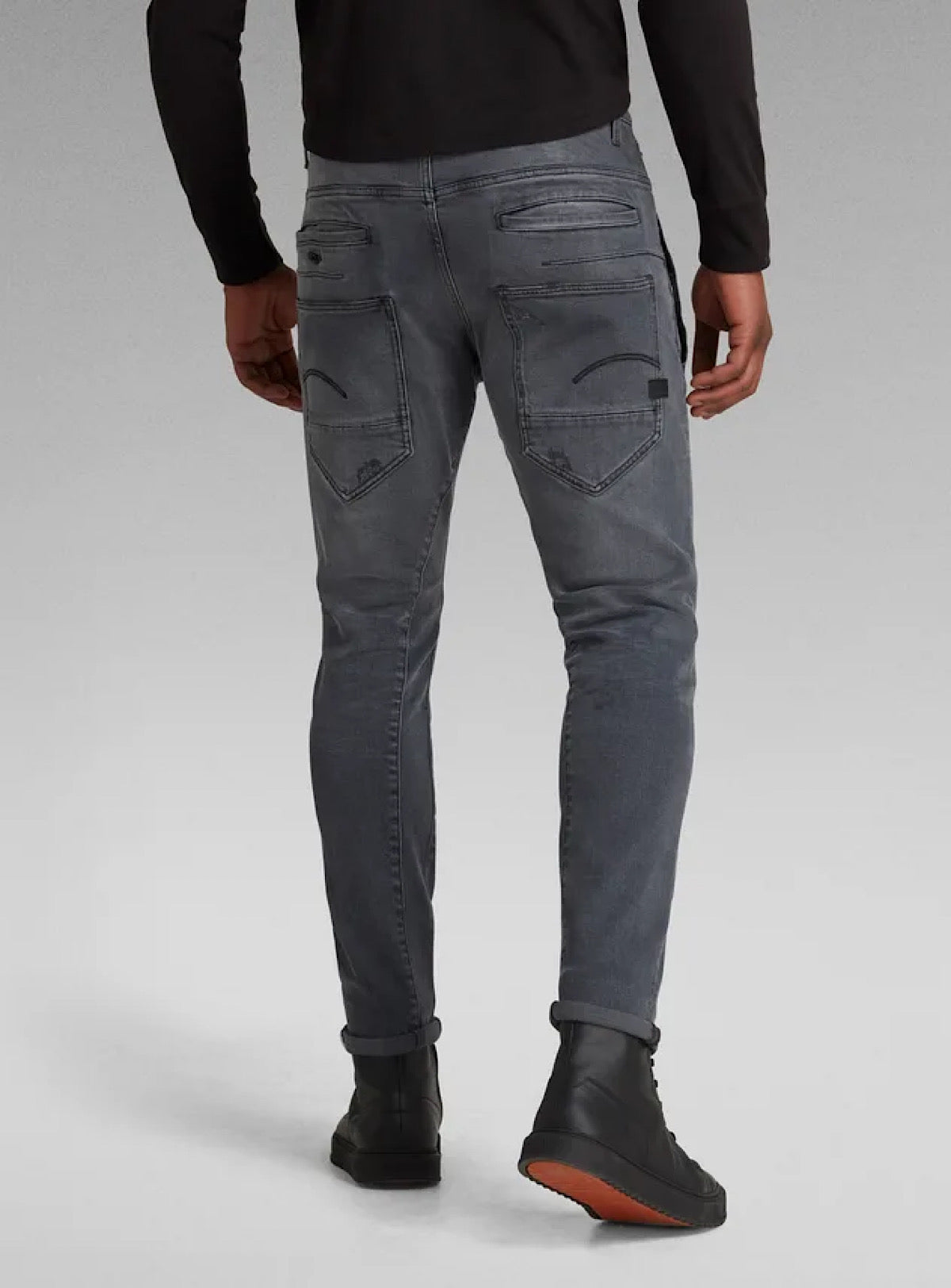 G-Star Jeans - D-Staq 3D Slim - Faded Ripped Blade - D05385