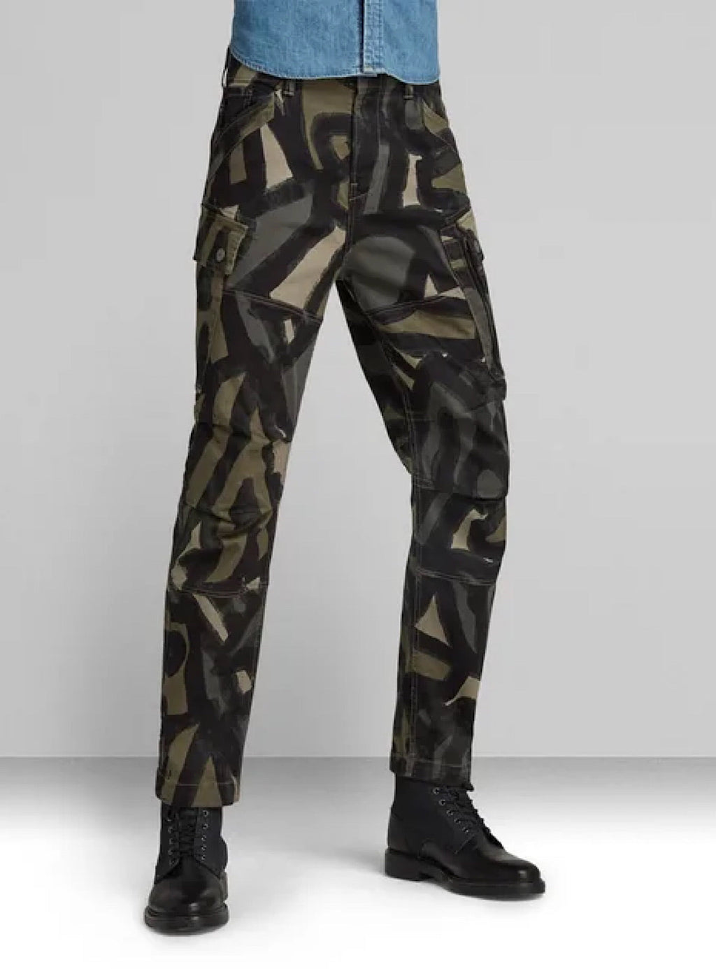 G-Star Jeans - Roxic Straight Tapered Cargo - Shamrock Brushed - D18971