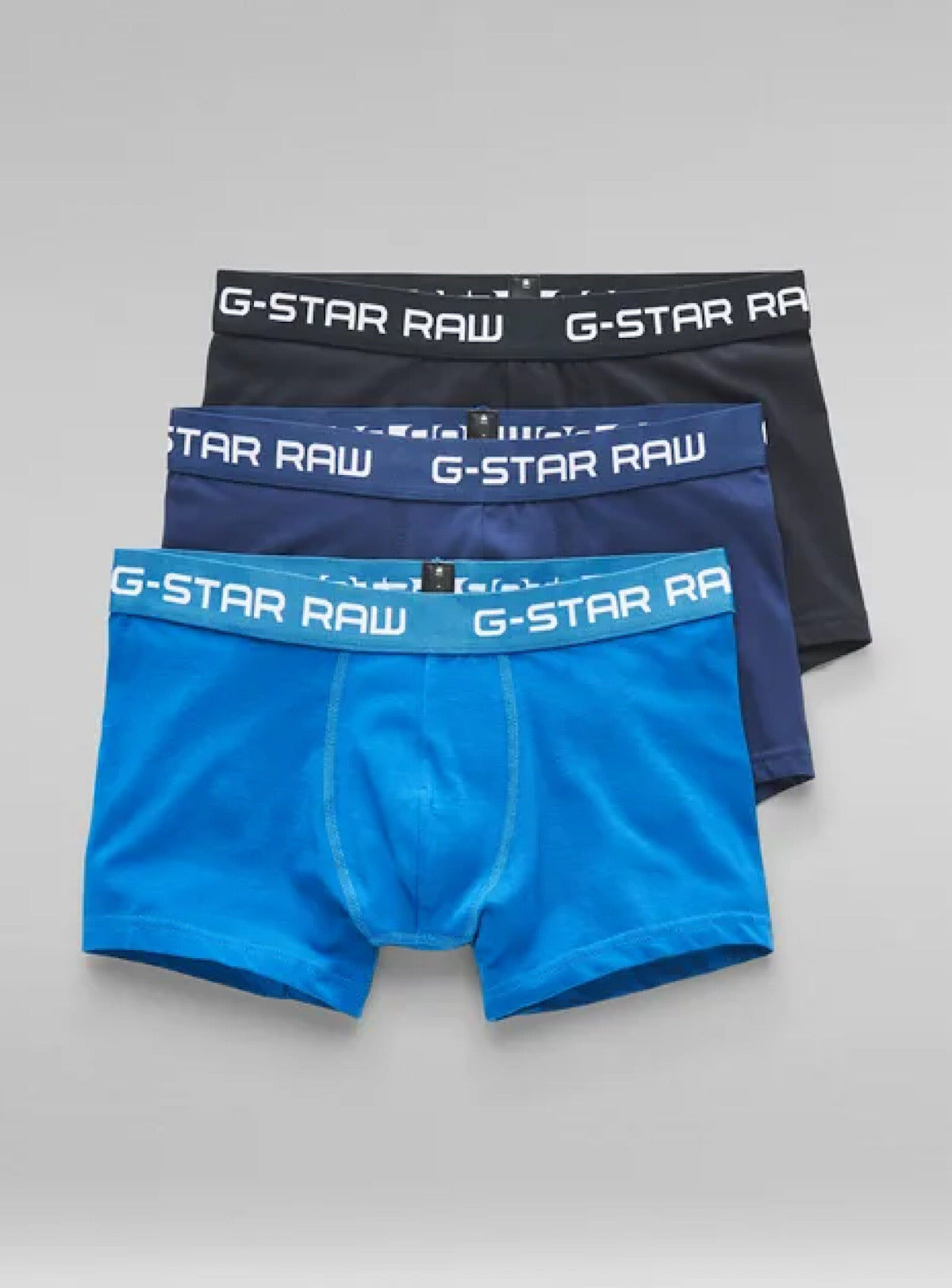 G-Star Underwear - Classic Trunk 3-Pack - Blue Shades - D05095