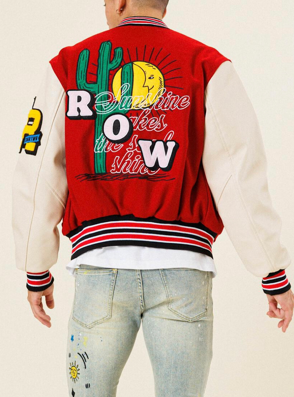 First Row Jacket - Sunshine Varsity - Red - FRJ0020
