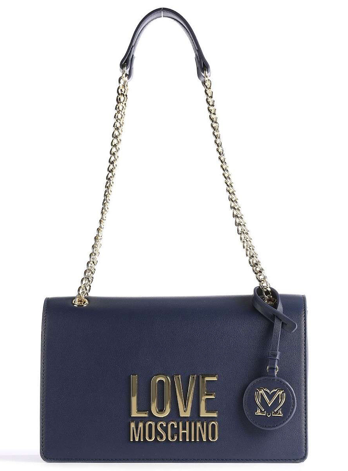 Moschino Bag - Flap Logo Chain - Navy - JC4099PP1DLJ020A