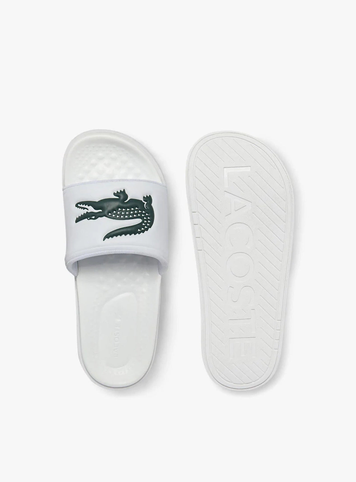 Lacoste Slides - Croco Dualiste - White - 7-43CMA00201R5