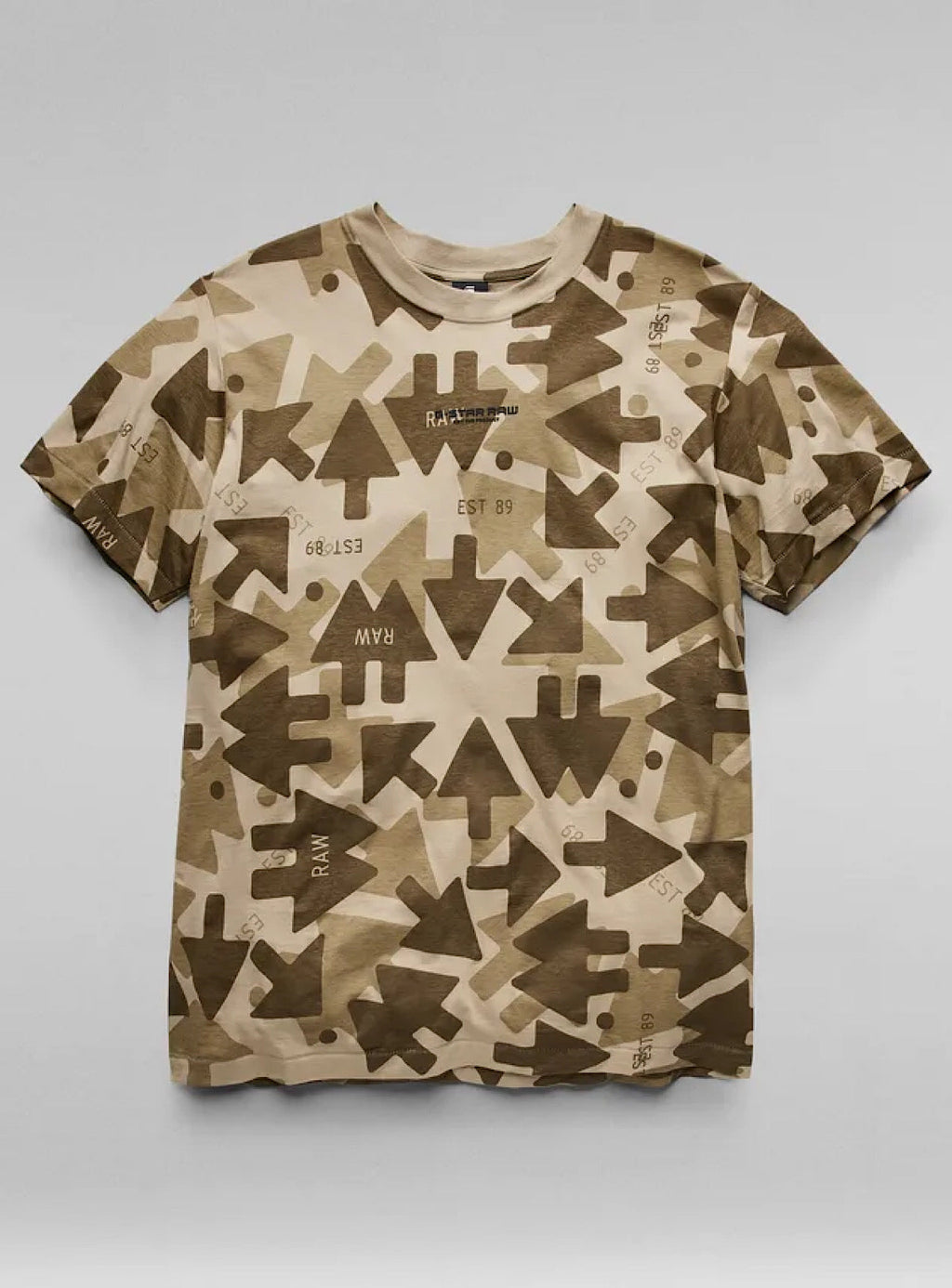G-Star T-Shirt - Arrow Camo - Light Moss - D21191