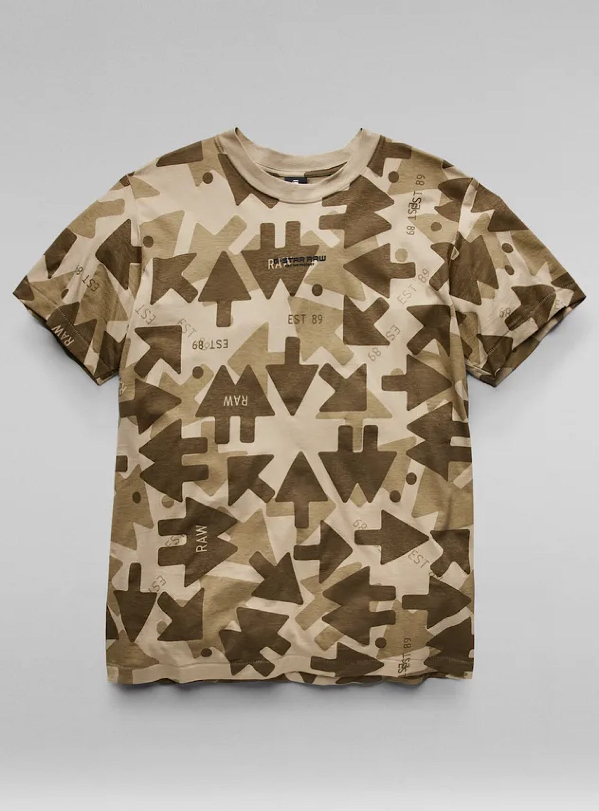 G-Star T-Shirt - Arrow Camo - Light Moss - D21191