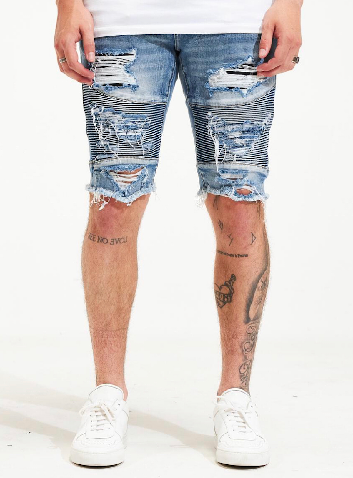 Embellish Shorts - Ursus - Stonewash - EMBSP222-107