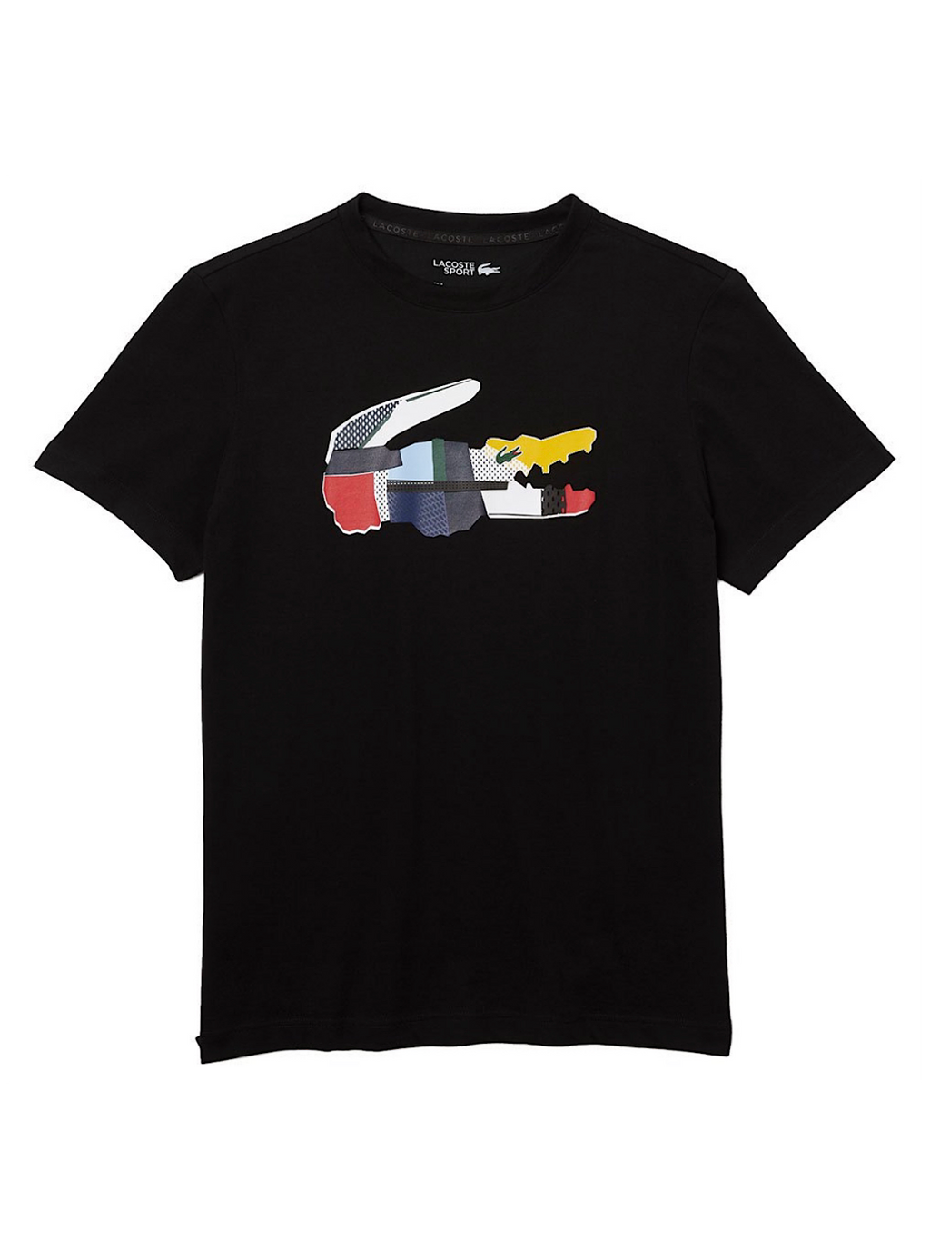 Lacoste T-Shirt - Patchwork Crocodile - Black - TH0822