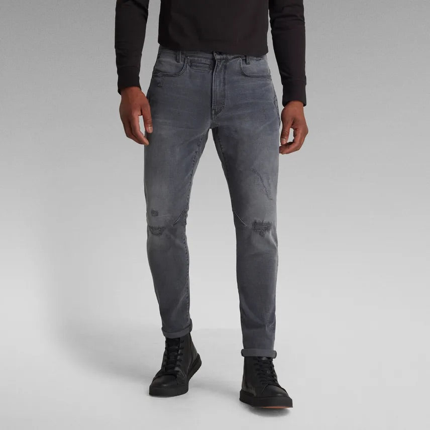 G-Star Jeans - D-Staq 3D Slim - Faded Ripped Blade - D05385