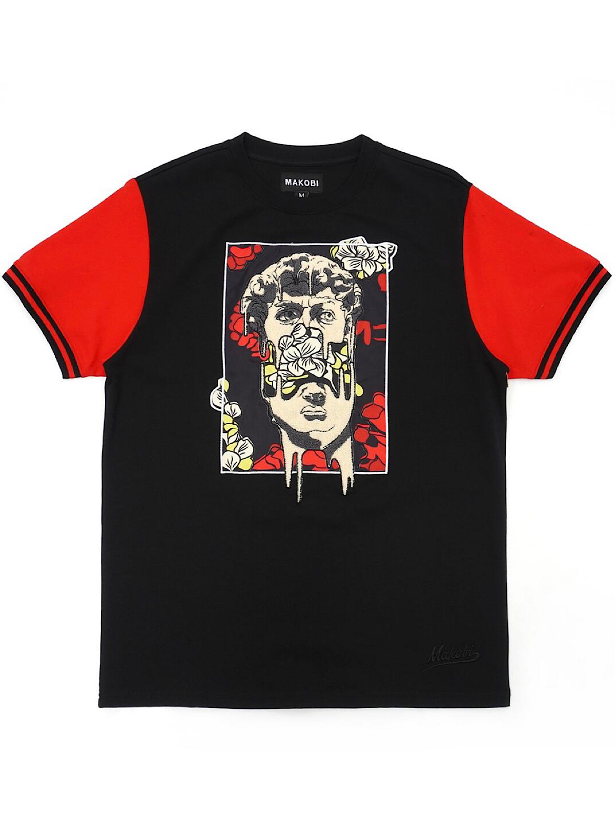 Makobi T-Shirt - David - Black And Red - M267