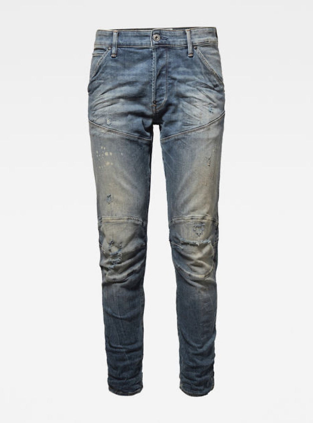 G-Star Jeans - 5620 3D Slim - Antic Faded Ripped Marine - 51025