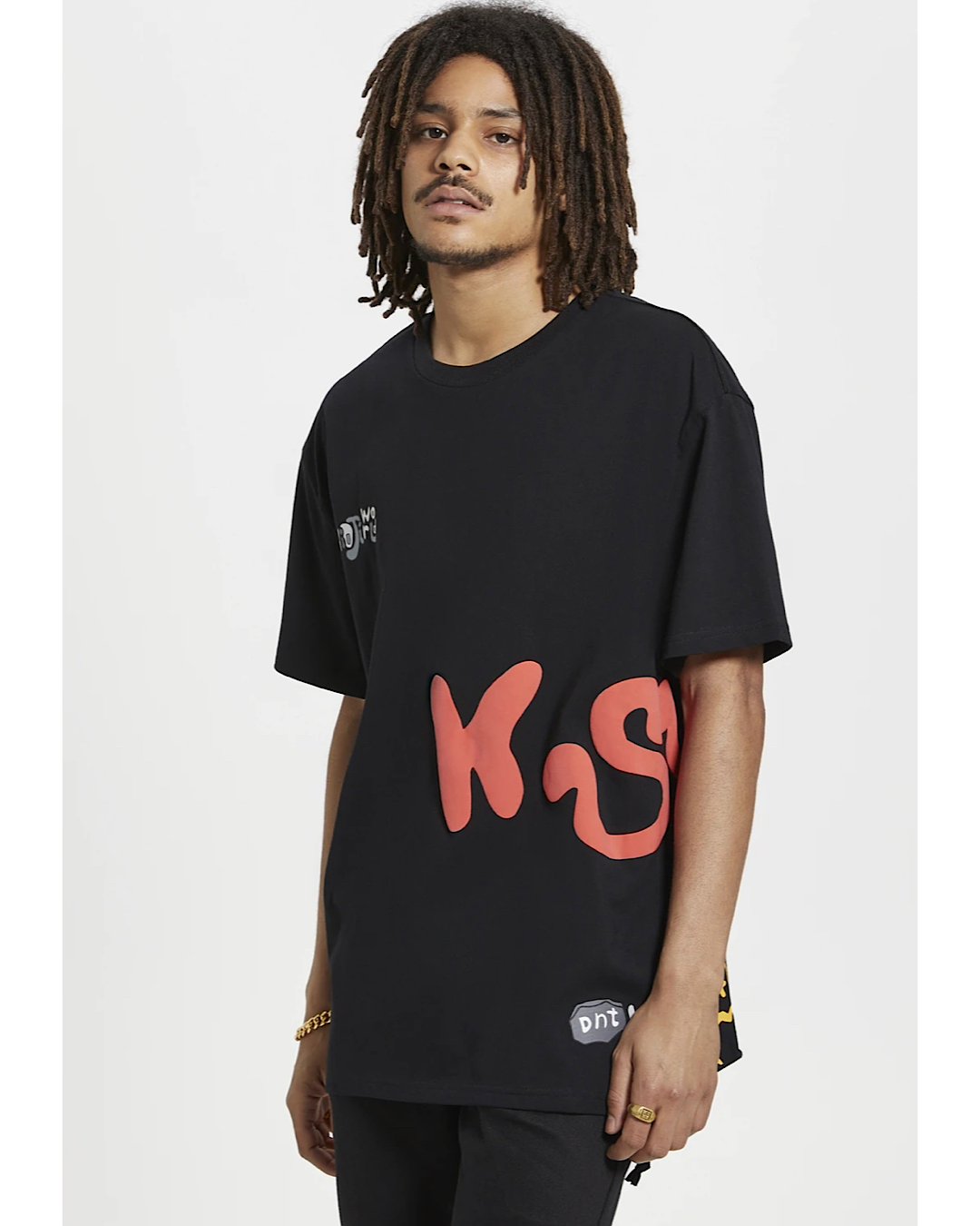 Ksubi T-Shirt - Side Walk Biggie - Black - 5000007010