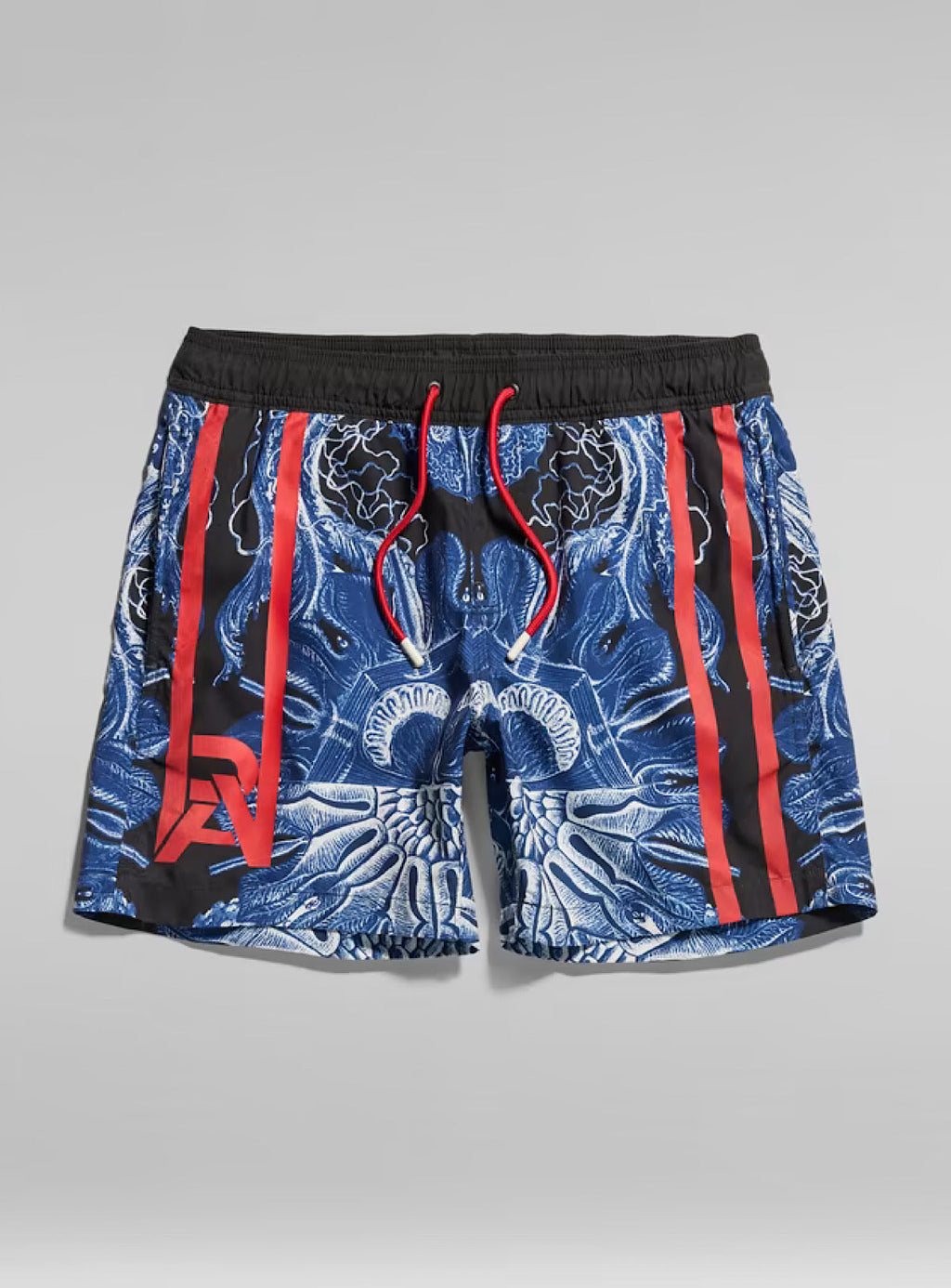 G-Star Swim Trunks - Dirik Jellyfish - Blue And Red - D22965