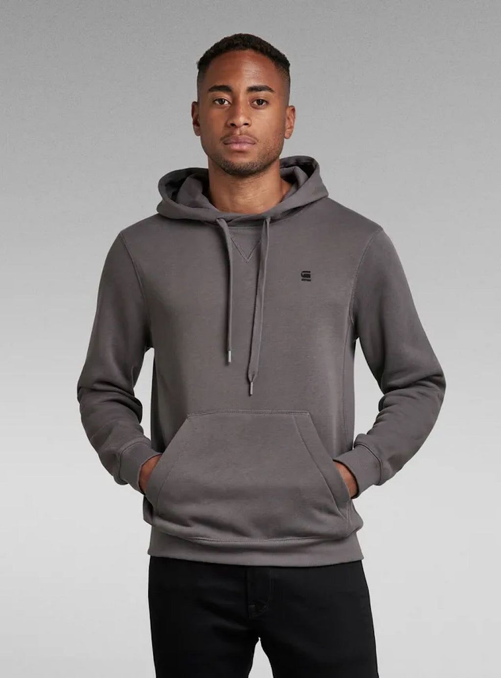 G-Star Hoodie - Premium Core - Magna - D16121