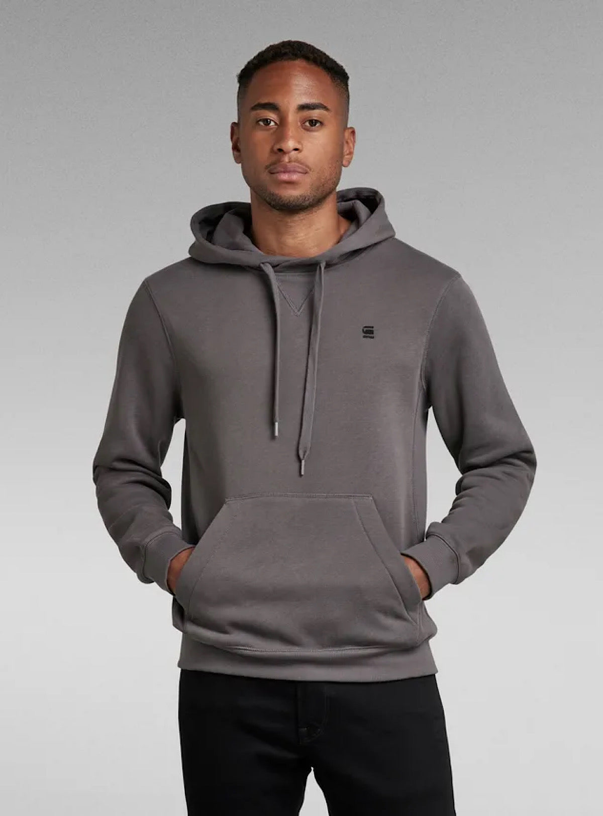 G-Star Hoodie - Premium Core - Magna - D16121