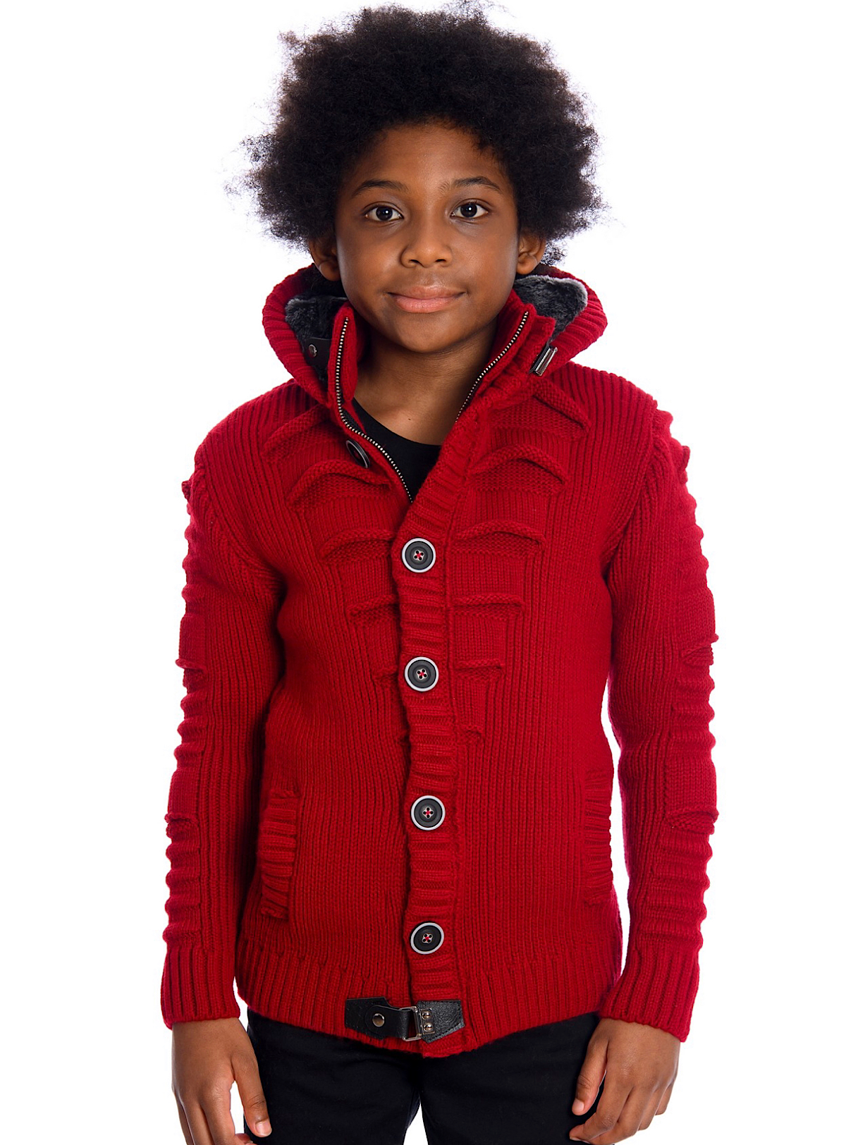 LCR Kids Sweater - Knit - Dark Red - K-5607