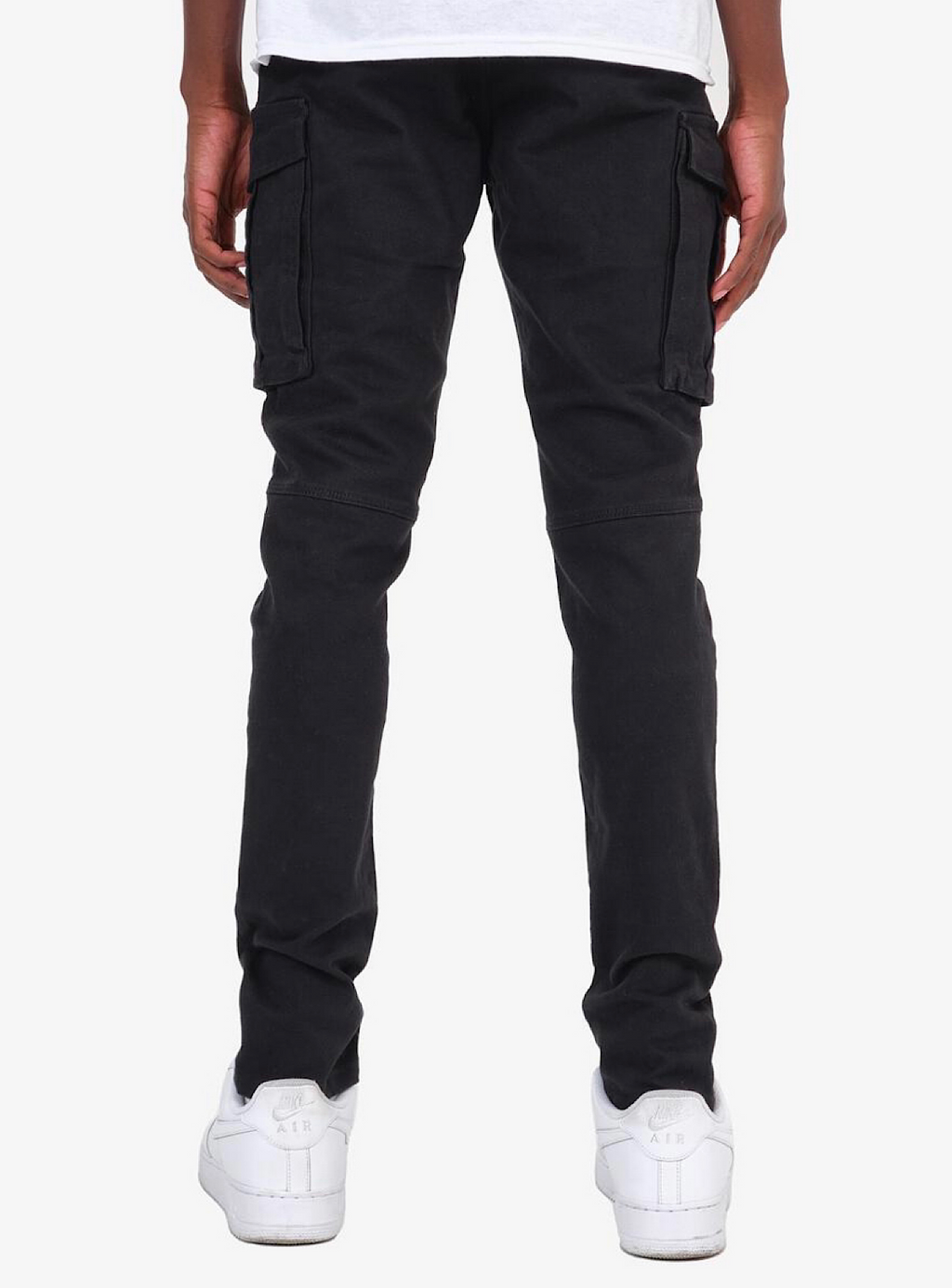 Copper Rivet Jeans - Utility Cargo - Black - 133204